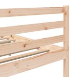 3101303 Bed Frame without Mattress Solid Wood 200x200 cm
