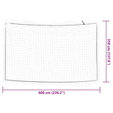 Trailer Net with Elastic Rope White 6x3.5 m PP 4012270