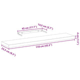 Floating Shelf 110x23.5x4 cm Engineered Wood 4010697