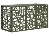 Air Conditioner Cover Olive Green 110 x 50 x 80 cm Steel 8014167