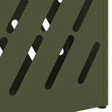 Umbrella Stand Olive green 28 x 12 x 41 cm Steel 868534