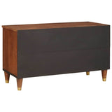 TV Cabinet with Drawer Brown 80 x 33.5 x 46 cm Solid Mango Wood 4018897