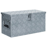 ZNTS Aluminium Box 61.5x26.5x30 cm Silver 142936