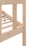 3101358 Bed Frame without Mattress Solid Wood 160x200 cm