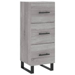 Highboard Grey Sonoma 34.5x34x180 cm Engineered Wood 3198879