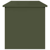 Outdoor Storage Box Olive Green 80 x 50.5 x 50 cm Steel 874570
