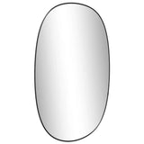 Wall Mirror Black 70x45 cm 348225