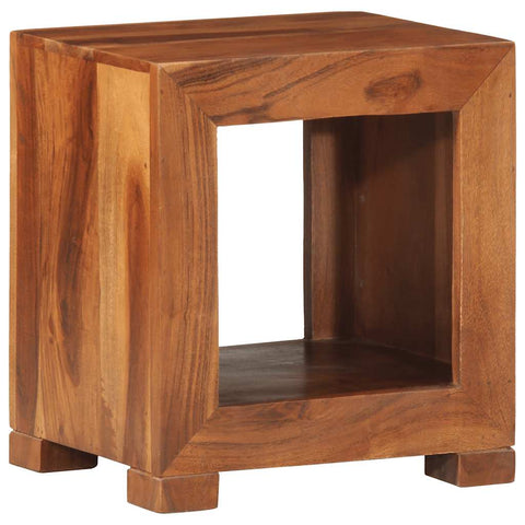 ZNTS Side Table 37x29x40 cm Solid Wood Acacia 4102377