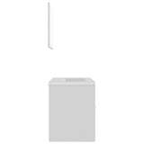 Bathroom Furniture Set White Engineered Wood 3070865