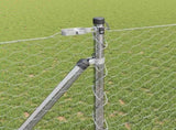 Welded Wire Fence with Spikes 25 x 1.2 m 3353382