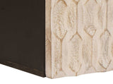 Bathroom Hanging Cabinet White 38 x 33 x 48 cm Solid Mango Wood 4017884