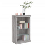Sideboard with LED Lights Grey Sonoma 60.5x37x100 cm 836712