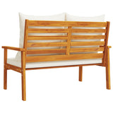 Garden Sofa Bench 120 cm with Cushion Solid Wood Acacia 366378