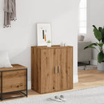 ZNTS Shoe Cabinet Artisan Oak 60x35x70 cm Engineered Wood 856697