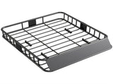 Universal Roof Rack Basket Tray, 90.7 kg Steel Car Rooftop Luggage Cargo Carrier Holder with Wind T3398P376691