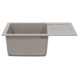 Sink Grey 620 x 500 mm 80% Quartz and 20% Resin 42028397