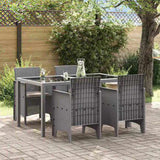 Garden Chair 4 pcs Light Grey 53 x 49 x 85 cm Polypropylene 847484