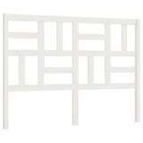 Bed Headboard White 146x4x104 cm Solid Wood Pine 818191