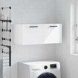 Wall Cabinet White 80x36.5x35 cm Engineered Wood 830100