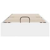 Ottoman Bed Frame White 80.5 x 200 cm Engineered Wood 3409261