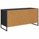 TV Cabinet Black Oak 100 x 36 x 49.5 cm Engineered Wood 886618
