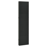 5-Panel Room Divider Black 200x180 cm Steel 335901