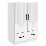 Sideboard with Drawer White 66 x 34.5 x 92 cm Engineered Wood 895355