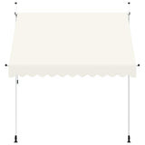 Manual Retractable Awning 250 cm Cream 143695