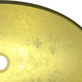 Basin Tempered Glass 54.5x35x15.5 cm Gold 345262