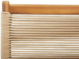 Folding Garden Chairs 4 pcs Beige Solid Wood Acacia 3214634