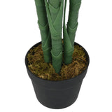 Artificial Palm Tree 28 Leaves 120 cm Green 359005