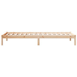 Extra Long Bed Frame without Mattress 80x220 cm Solid Wood Pine 852414