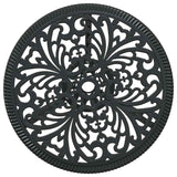 Garden Bistro Set 3 pcs Black Aluminium 42002391