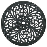 Garden Bistro Set 3 pcs Black Aluminium 42002391