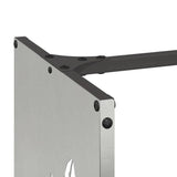 Firewood Rack 40x30x80 cm Stainless Steel 864223