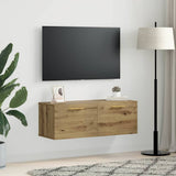 Wall Cabinet 100 x 36.5 x 35 cm Engineered wood Artisan oak 879565