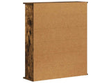 CD Cabinet Smoked Oak 60 x 17 x 92 cm Engineered Wood 8012738