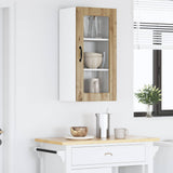 Wall Glass Cabinet LUCCA Artisan Oak 40 x 31 x 80 cm 885003