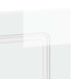 Wall-Mounted Headboard UTRECHT High Gloss White Engineered Wood 897849