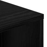 Sideboard with Drawer Black Oak 73.5 x 24 x 69.5 cm 8000477