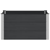 Garden Raised Bed Black 100 x 100 x 54 cm 42038978