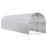 Chicken Coop Silver 800 x 200 x 200 cm Galvanised Steel 3434688