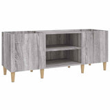 Record Cabinet Grey Sonoma 121x38x48 cm Engineered Wood 831931