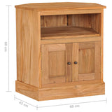 Corner Sideboard 60x45x60 cm Solid Teak Wood 288898