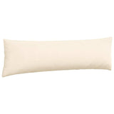 Sofa Pillows 2 pcs Cream 145 x 40 cm Corduroy Fabric 42013862