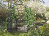 Steel Garden Arch with Gate 61633141