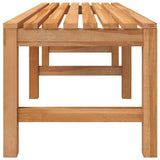 Bench Teak Solid Teak Wood 150 cm long Durable Garden Bench 316627