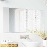 Wall Mirror Rectangular 50 x 100 cm Tempered Glass 42023028