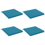4-Piece Seat Cushions SOEST 4 pcs 100% Polyester Light Blue 945034