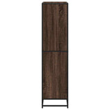 Bookcase Brown Oak 80.5x35x139 cm Engineered Wood 3300849